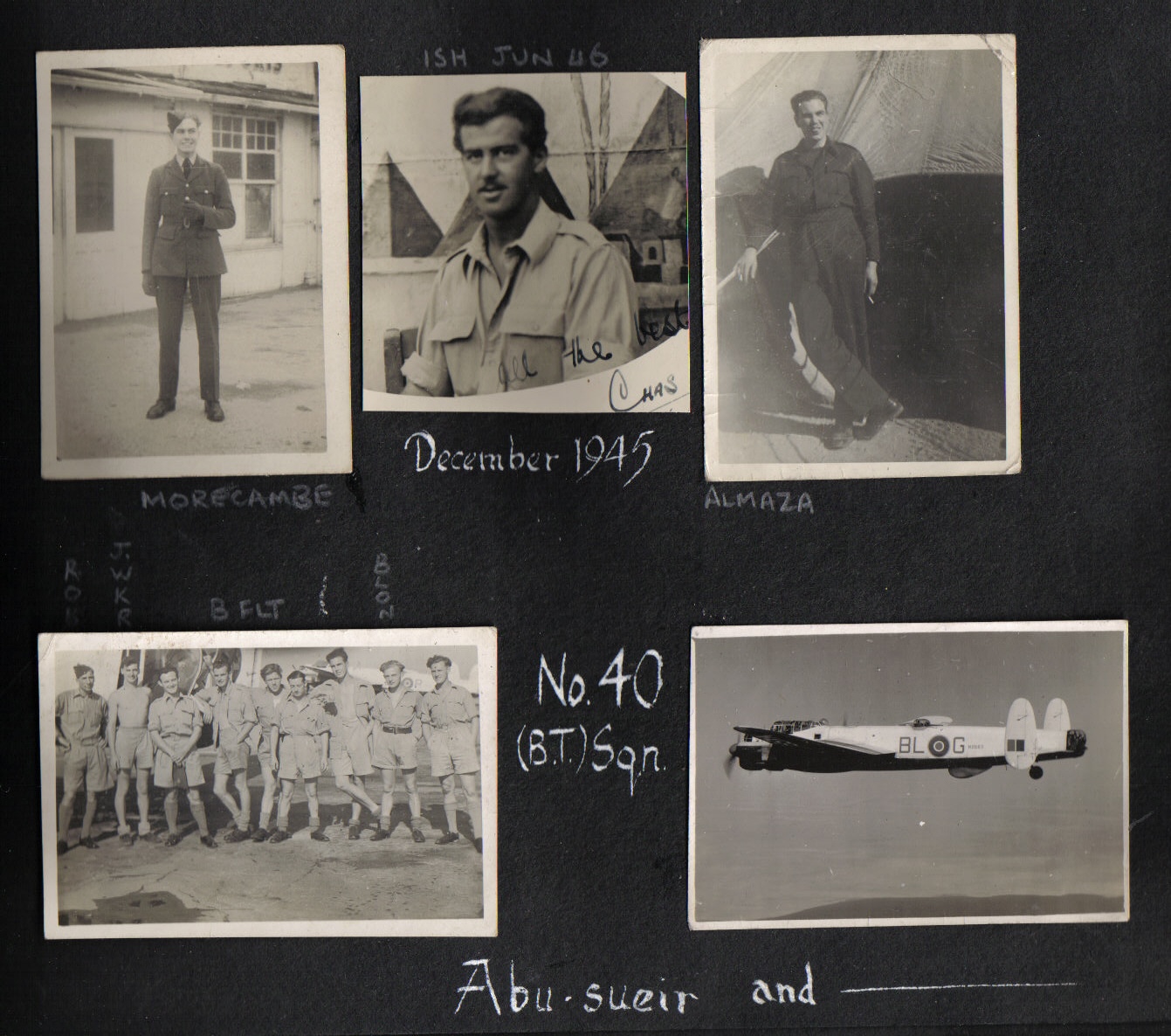 1945 page from Mick's album