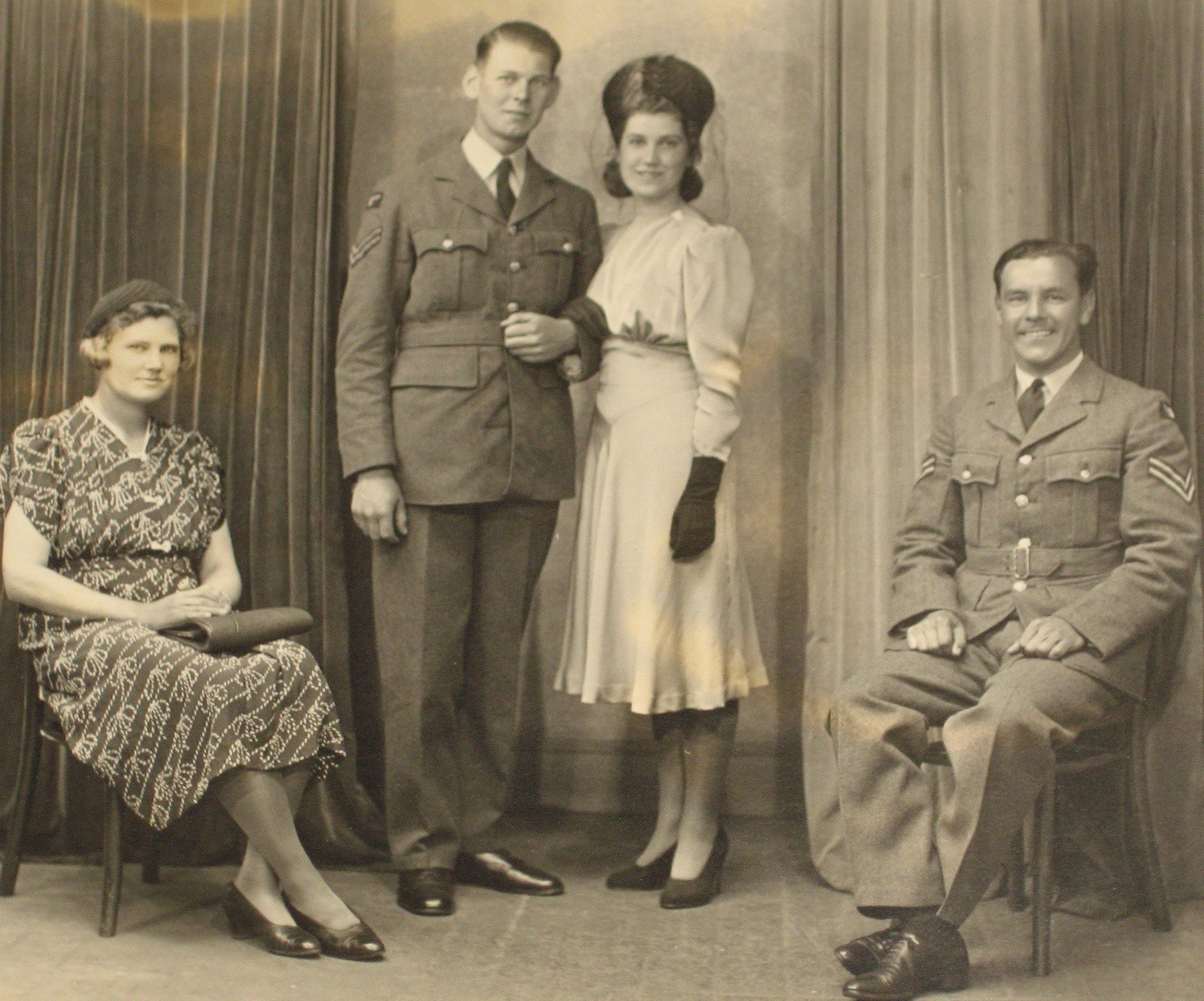 Diana & David's wedding 1940