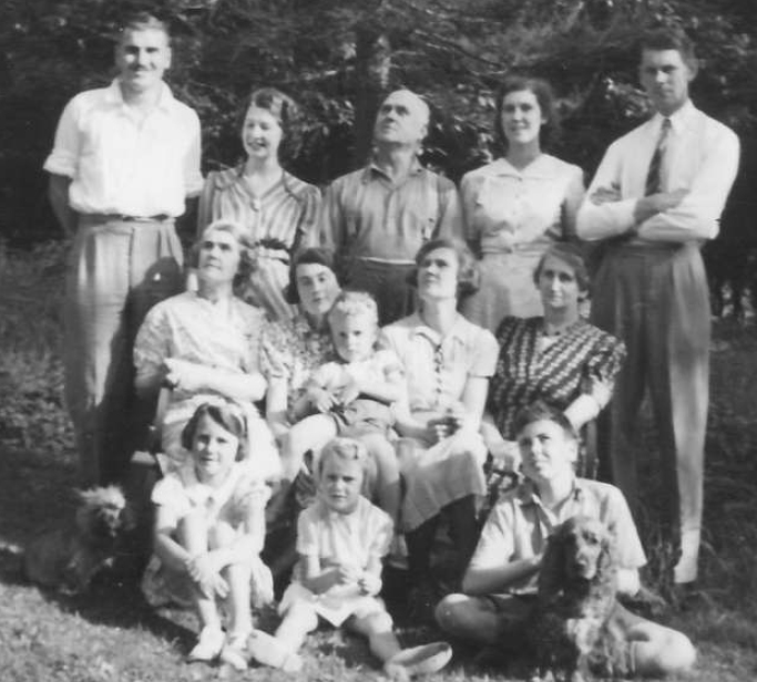 The family in about 1941