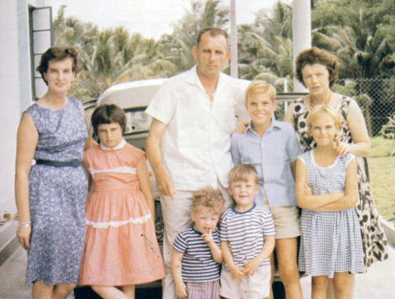 Tony & family in Singapore c1963