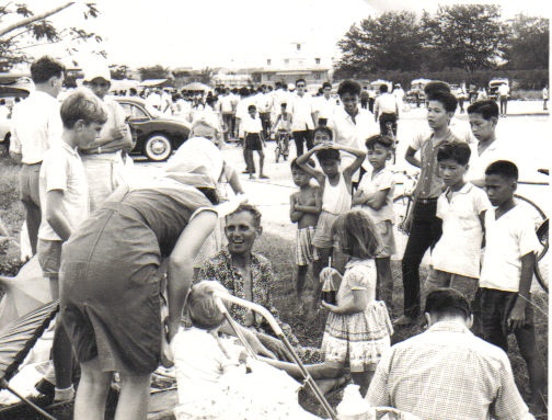 Tony and go-kart c1962